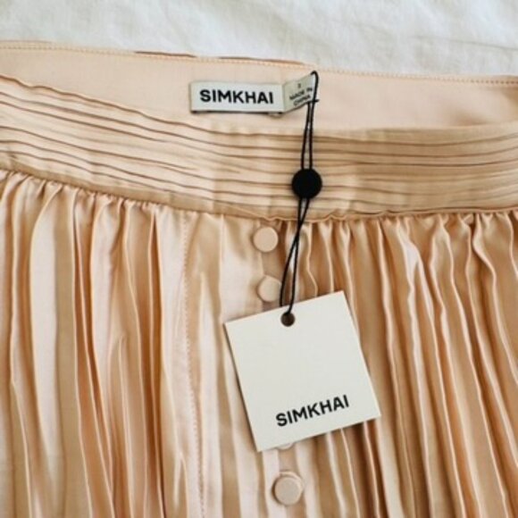 NWT SIMKHAI Dulce Skirt - BLUSH / 2 - Picture 9 of 15